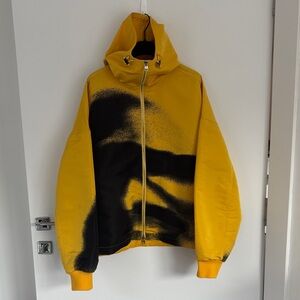 Alexander McQueen spray paint jacket